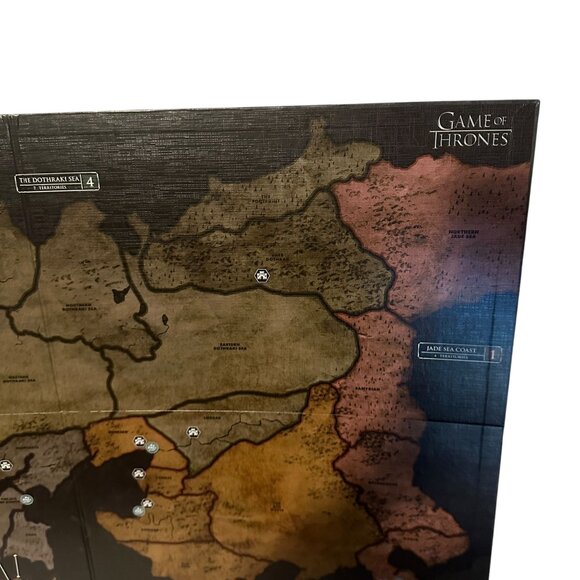 Hasbro Risk Game of Thrones Board Game Essos Map Game Board Replacement Parts - Picture 4 of 10